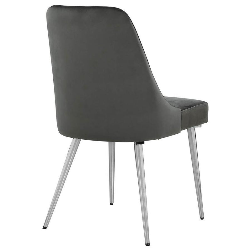 Cabianca - Upholstered Dining Side Chair (Set of 2) - Gray