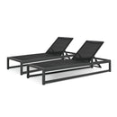 Outdoor Nylon Mesh Chaise Lounge, (Set of 2)