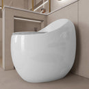 Modern Egg Shape Toilet 1.28 Gpf Single Flush Ceramic