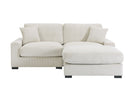 4 Seater Oversized Sectional Sofa With 2 Ottoman And 2 Pillows