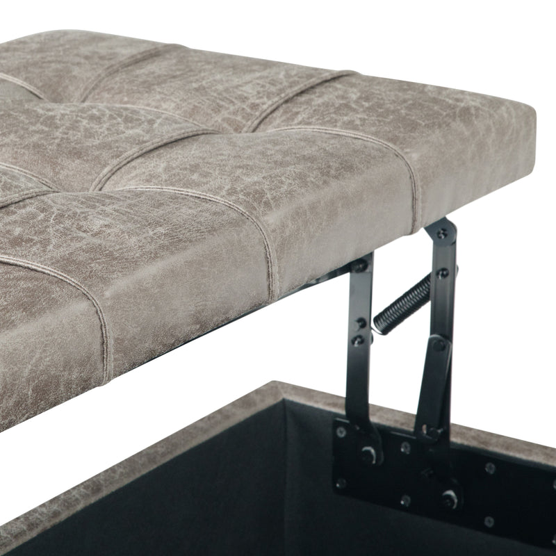 Harrison - Upholstered Coffee Table Storage Ottoman