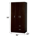 Olean - Wardrobe - Espresso - Atlantic Fine Furniture Inc
