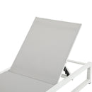 Chaise Lounge With 5 Reclining Positions, Outdoor Patio Lounge Chairs