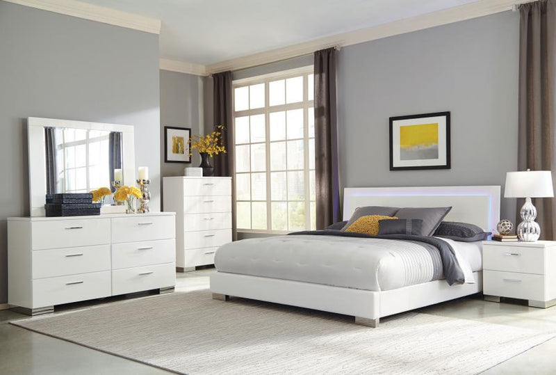 Felicity - Dresser Mirror - White High Gloss