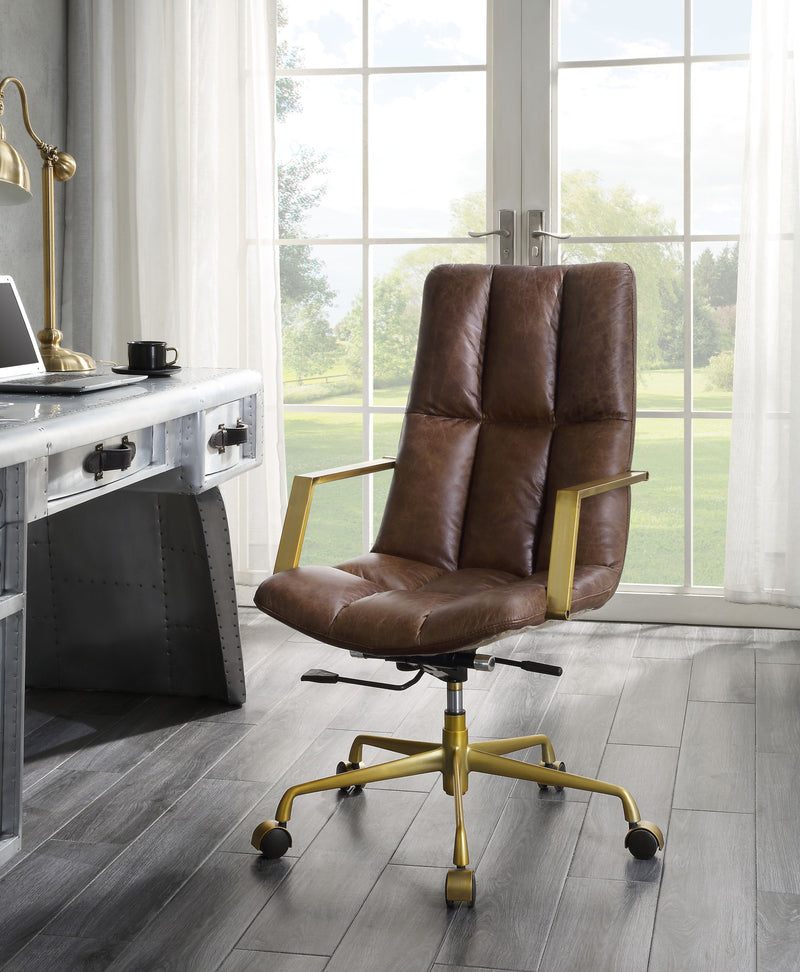 Rolento - Executive Office Chair - Espresso Top Grain Leather