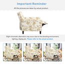 Push Back Upholstered Recliner Armchair