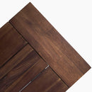 Tranquilizer - Outdoor Acacia Wood Bench With Slat Panel Design