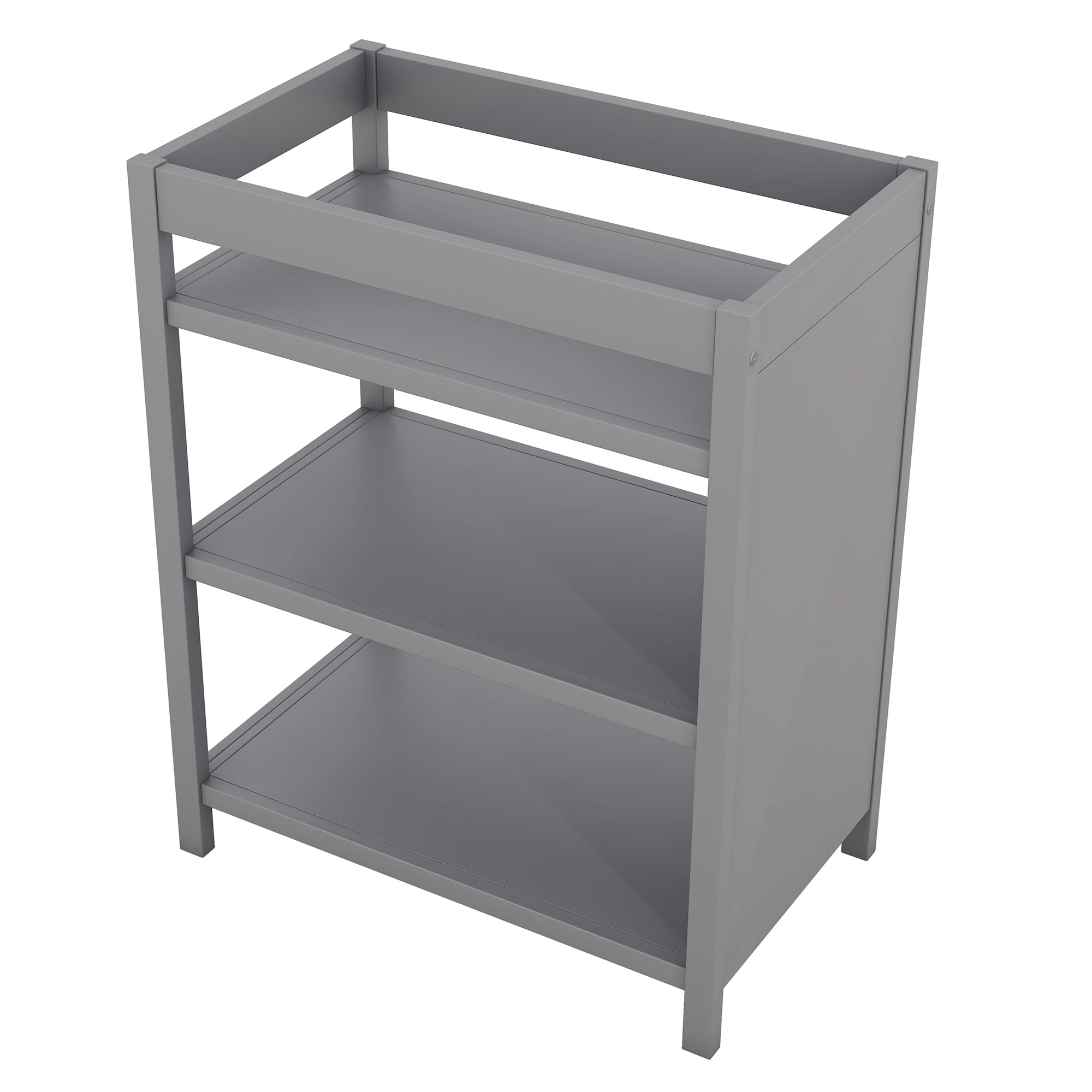 Convertible Crib/Full Size Bed with Changing Table, Gray - Atlantic Fine Furniture Melbourne FL