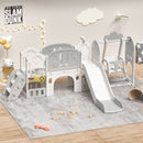 Toddler Slide Kids Playground With Basketball Hoop And Swing