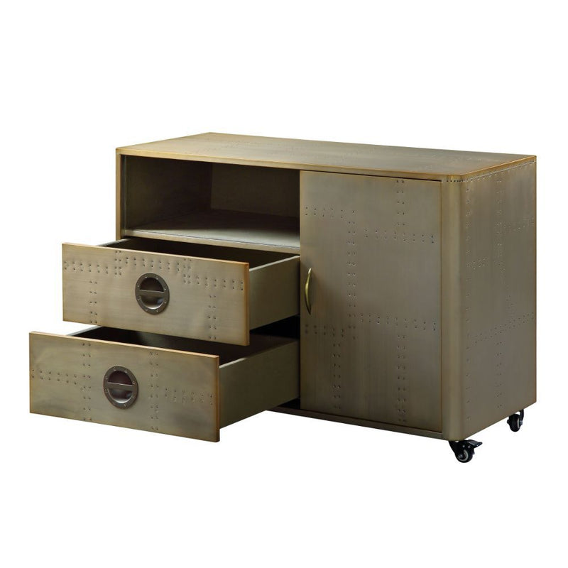 Jennavieve - Cabinet - Gold Aluminum