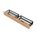 Full Size Convertible Bunk Bed With 2 Drawers Durable - Black