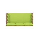 Claremont - 3 Seater Daybed Teak Acacia Wood Water Resistant Cushions