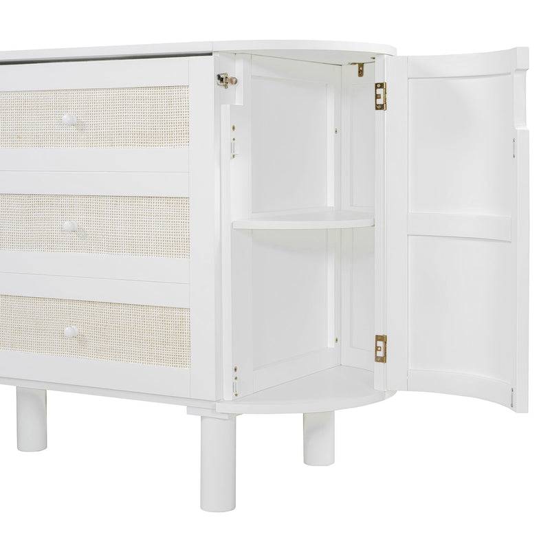 Murphy Bed With Hidden Storage & Modern Woven Design