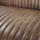 Brancaster - Chair - Retro Brown Top Grain Leather & Aluminum - Atlantic Fine Furniture Inc