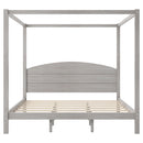 anopy Platform Bed With Headboard And Support Legs