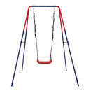 Xiunan Leisure - 2 In 1 Baby Swing Set Safe Playground Accessory - Blue / Red