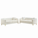 Oversized Sofa, Deep Tufted Couch