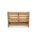 Acacia Wood Outdoor Club Chair With Cushions