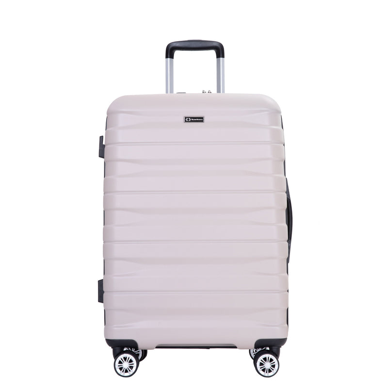 Luggage Set Of 5 Pieces, Expandable Hard Pc Luggage Set With Tsa Lock For Rotating Wheels