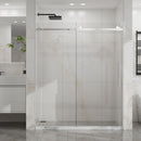 Frameless Tub Sliding Shower Door With Easy Clean Coating