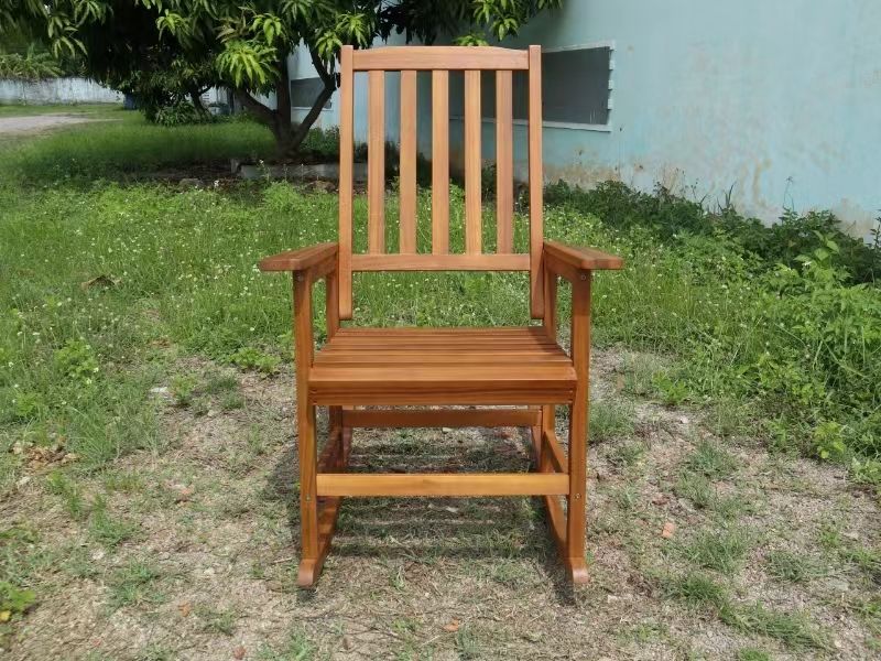 Acacia Indoor Rocking Chair, Outdoor Solid Patio Furniture