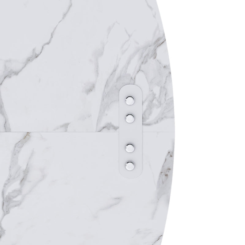 Round Dining Table For 4 - White