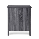 Titeca - Contemporary Wood 2 Drawer Nightstand