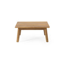 Crowne - Modern Coffee Table With Slat Design - Teak
