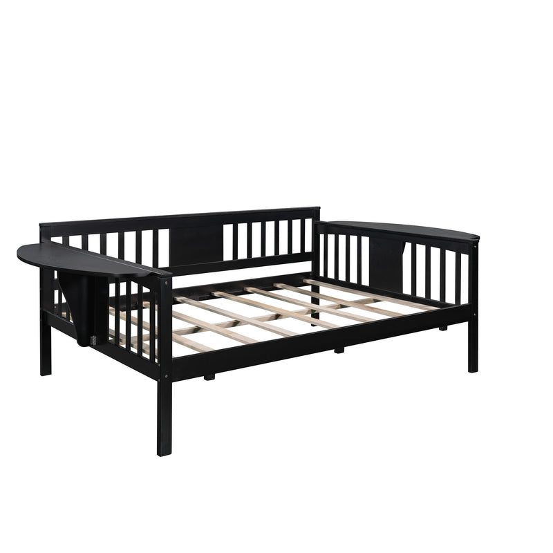 Full size Daybed, Wood Slat Support, Espresso