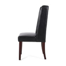 Sophisticated Tufted Dining Chair With High Back Design