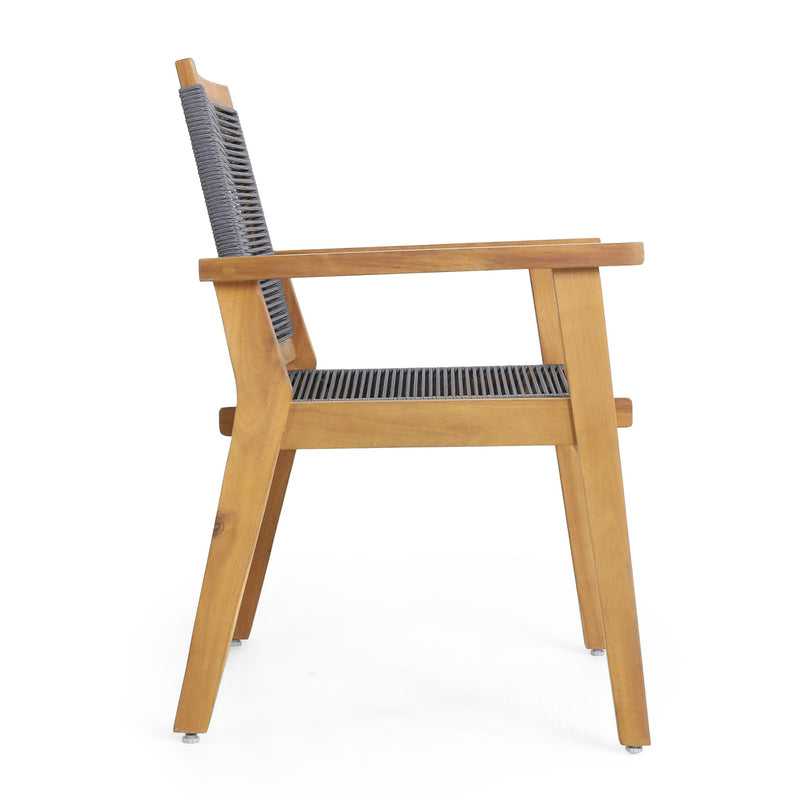 Outdoor Dining Chair (Set of 2) - Dark Gray
