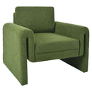 Modern Upholstered Accent Chair, Sturdy Support & Luxurious Comfort