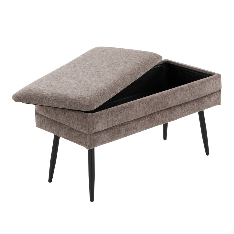 Neapolitan - Contemporary Storage Bench