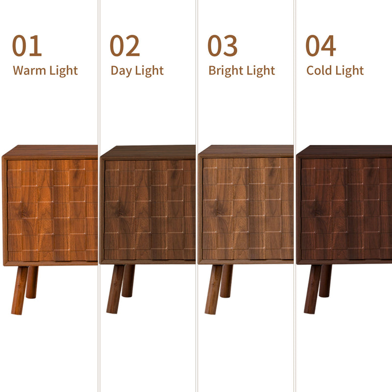 TV Stand With Drawers And Cable Management - Walnut