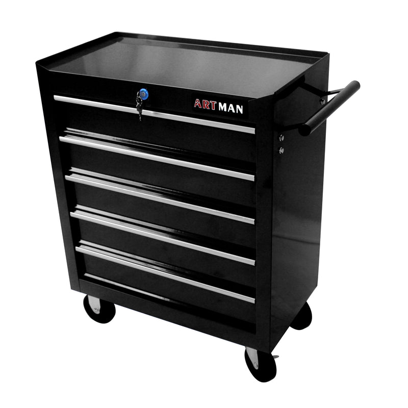 Multifunctional Tool Cart With Wheels And Drawers