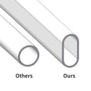 Heavy Duty Double Clothing Garment Rack With Shelves - Silver