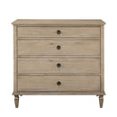 French Inspired Small Dresser - Wire Brushed Light Natural
