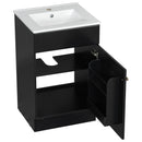 Bathroom Vanity With Sink, Cabinet With Adjustable Shelf