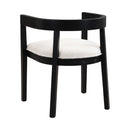 Contemporary Dining Chair Set With Armrests