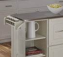 Blanche - Kitchen Cart - Steel Top