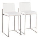 Fuji - Contemporary High Back Counter Stool, Functional Design