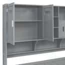 Daybed With All-In-One Cabinet And Shelf