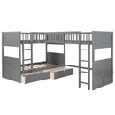 Bunk Bed With Loft And 2 Drawers