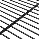 Twin Over Full Modern Metal Bunk Bed With Trundle - Black