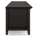 Amherst - Low TV Media Stand - Hickory Brown