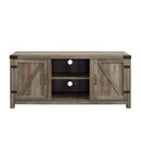 Farmhouse Barn Door TV Stand For TVs Up To 65"