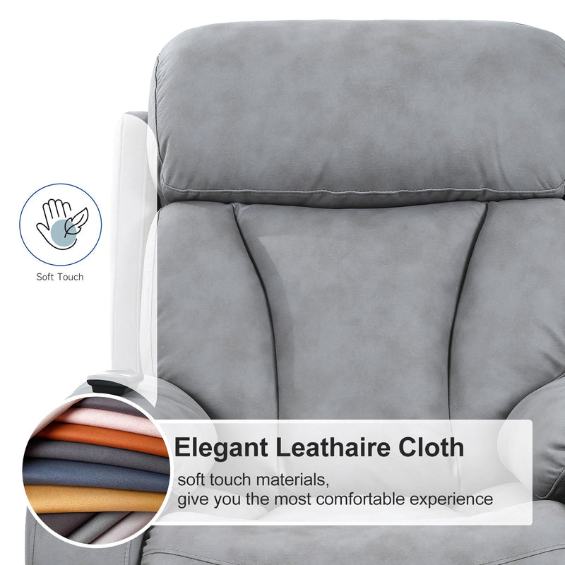 Lift Chair Recliner For Elderly Power Remote Control Recliner Sofa Relax Soft Chair Anti-Skid Australia Cashmere Fabric Furniture Living Room