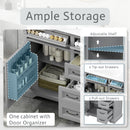 36" Bathroom Vanity With Sink, 2 Tip Out Drawers, Soft Close Hinges