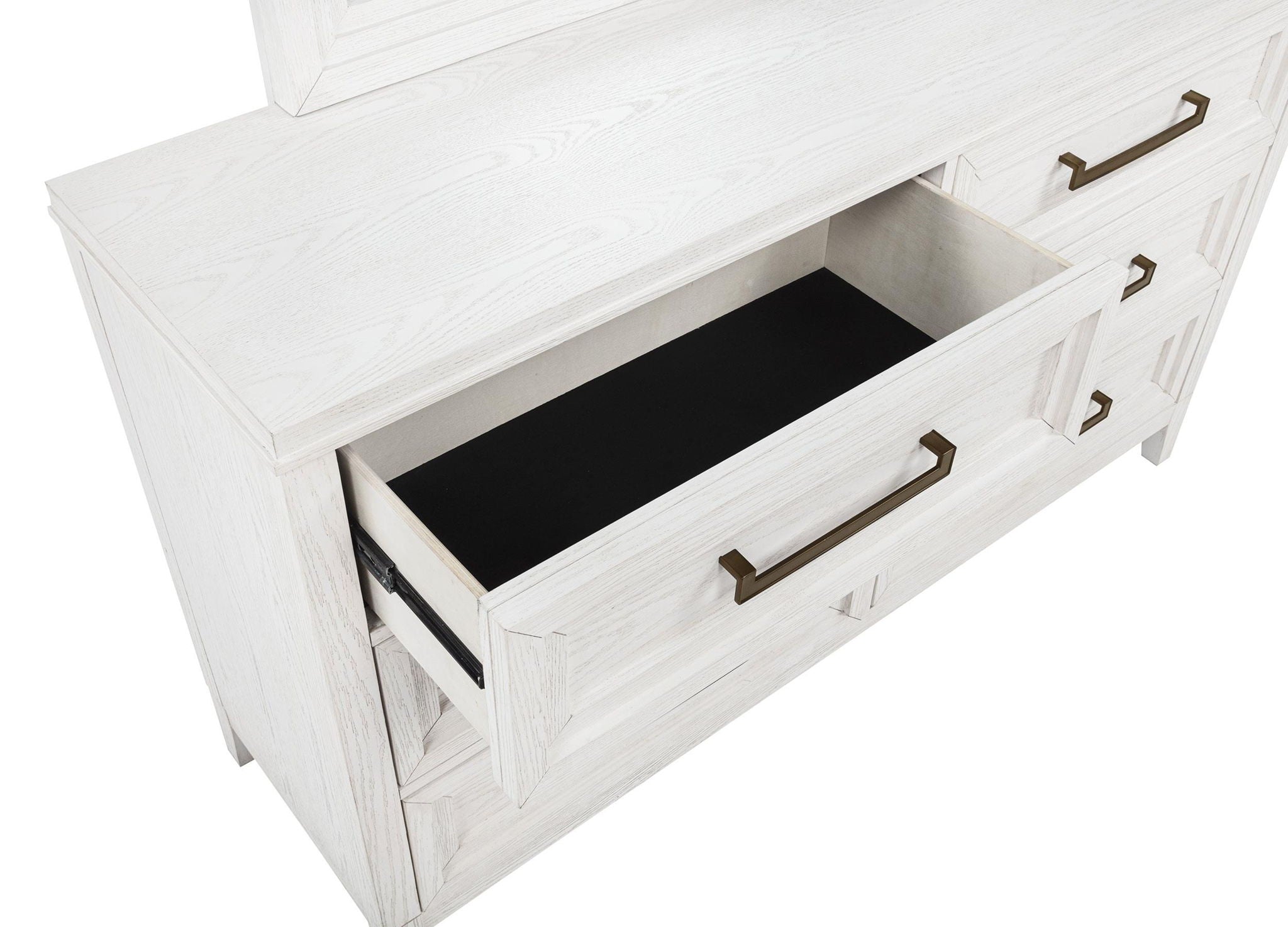 Marielle 4-piece Cal King Bedroom Set Distressed White