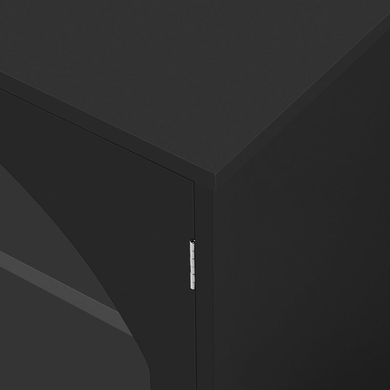 Modern Minimalist TV Stand, Entertainment Center Media Console Cabinet With Adjustable Shelves For Living Room